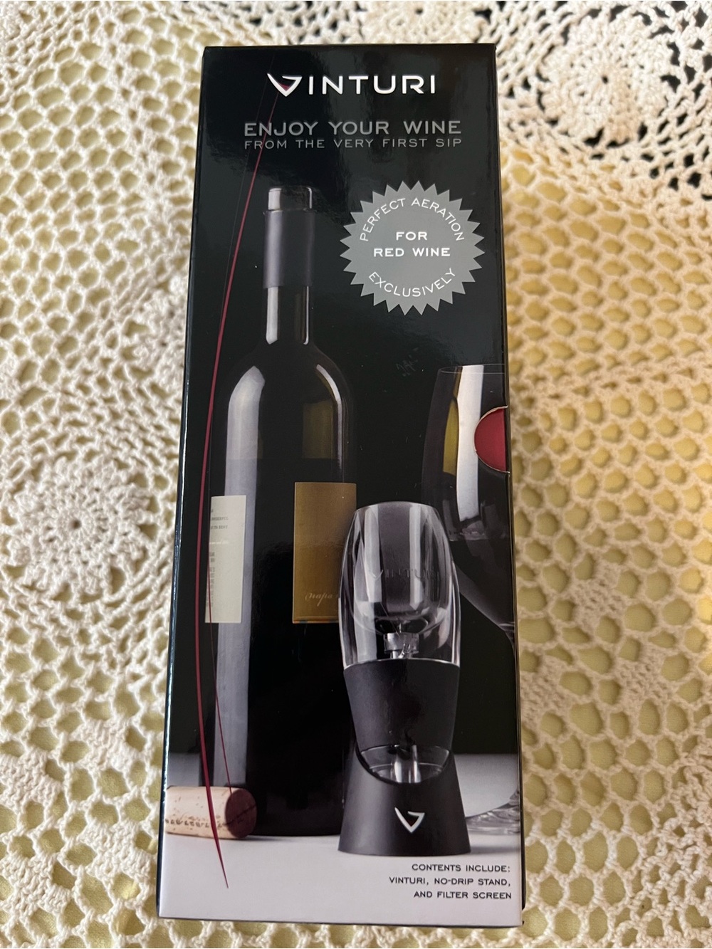 Vinturi Red Wine Aerator - Black